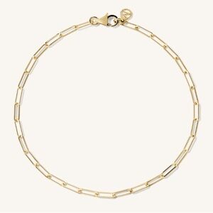 Mejuri Boyfriend Bold Bracelet 14k yellow gold 6-7 inches